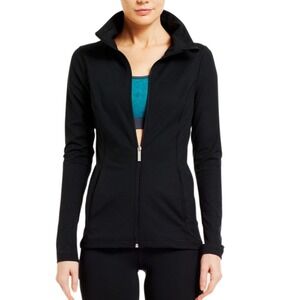 Under Armour Allseason Fitted Full Zip Jacket Athletic Running Activewear Black